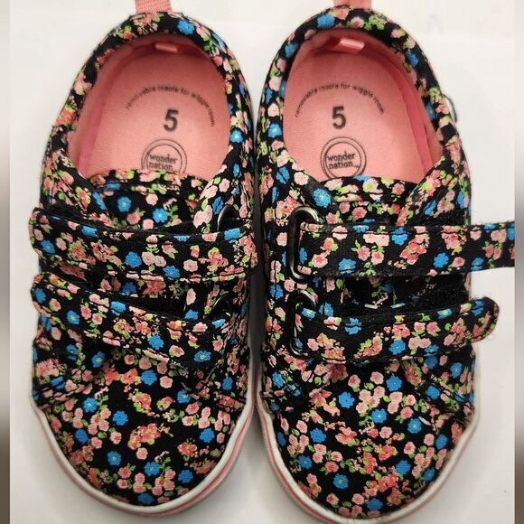 Wonder Nation Girls Flower‎ Shoes Size 5 - Picture 8 of 10
